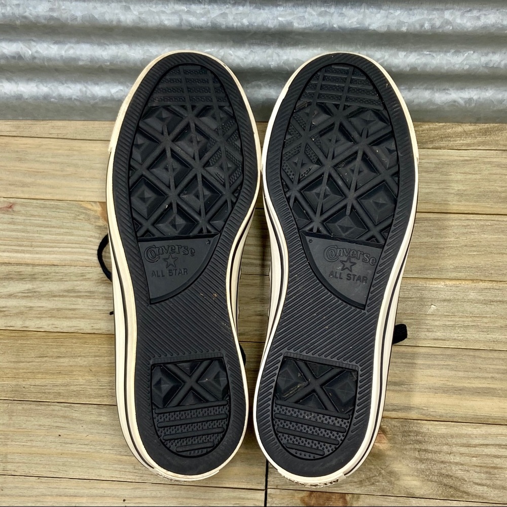 Converse Men’s Grey Leather Sneakers, Size 8, EUC - Picture 8 of 8